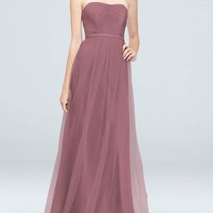 David's Bridal Convertible Bridesmaid Dress